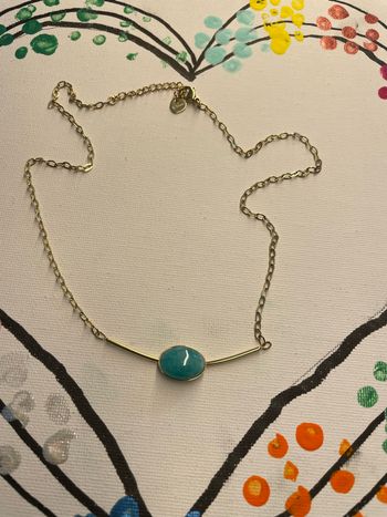 Collier doré hypoallergenique