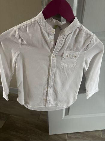 Chemise garçon manches longues orchestra 5 ans