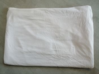 drap plat blanc pour lit 2 pers