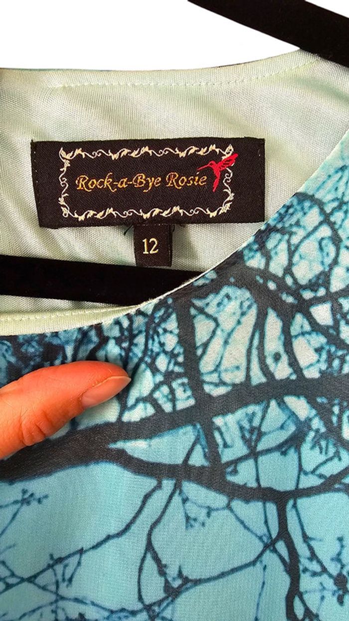 robe d'ete Rock a bye bleu clair taille L - photo numéro 4