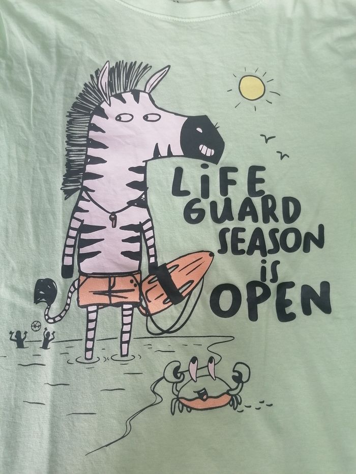 T-shirt manches courtes 🦓 garçon 12 ans - photo numéro 3