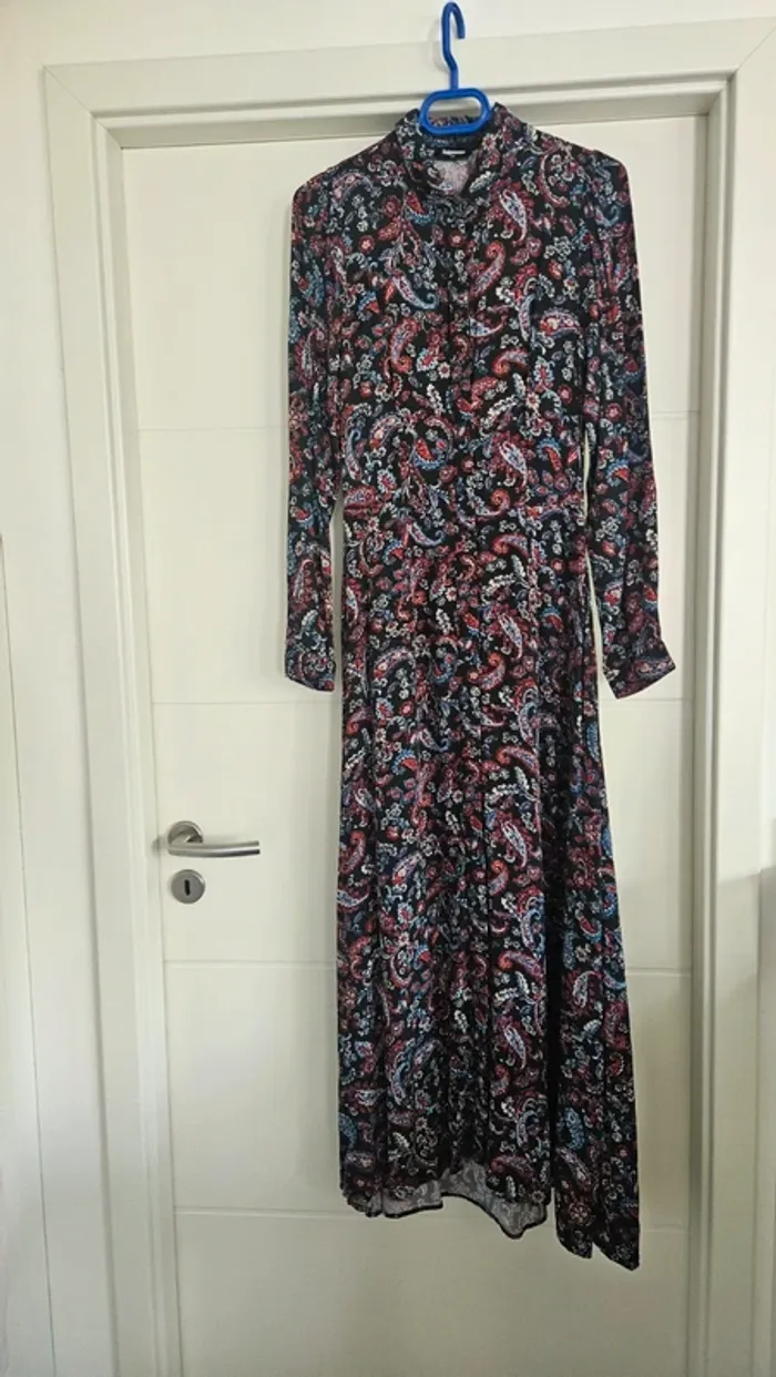 Robe longue col chemise, taille 38 Sinequanone - photo numéro 3