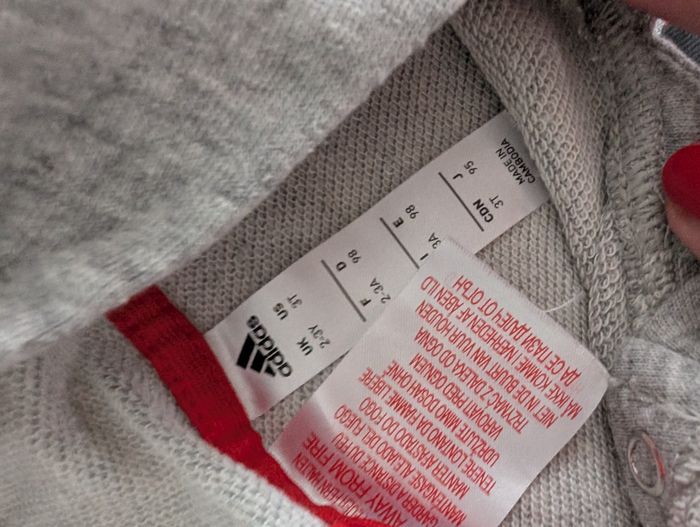 Ensemble détente gris et rouge - 3A - Adidas - photo numéro 6