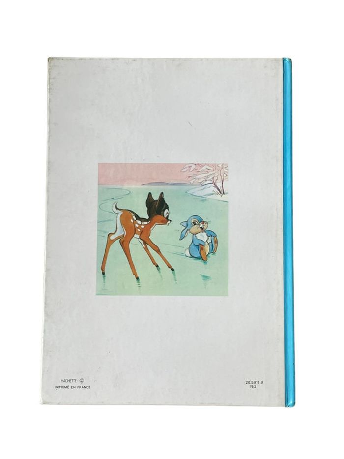 Livre Walt Disney Bambi Hachette collection Vermeille 1979 - photo numéro 3