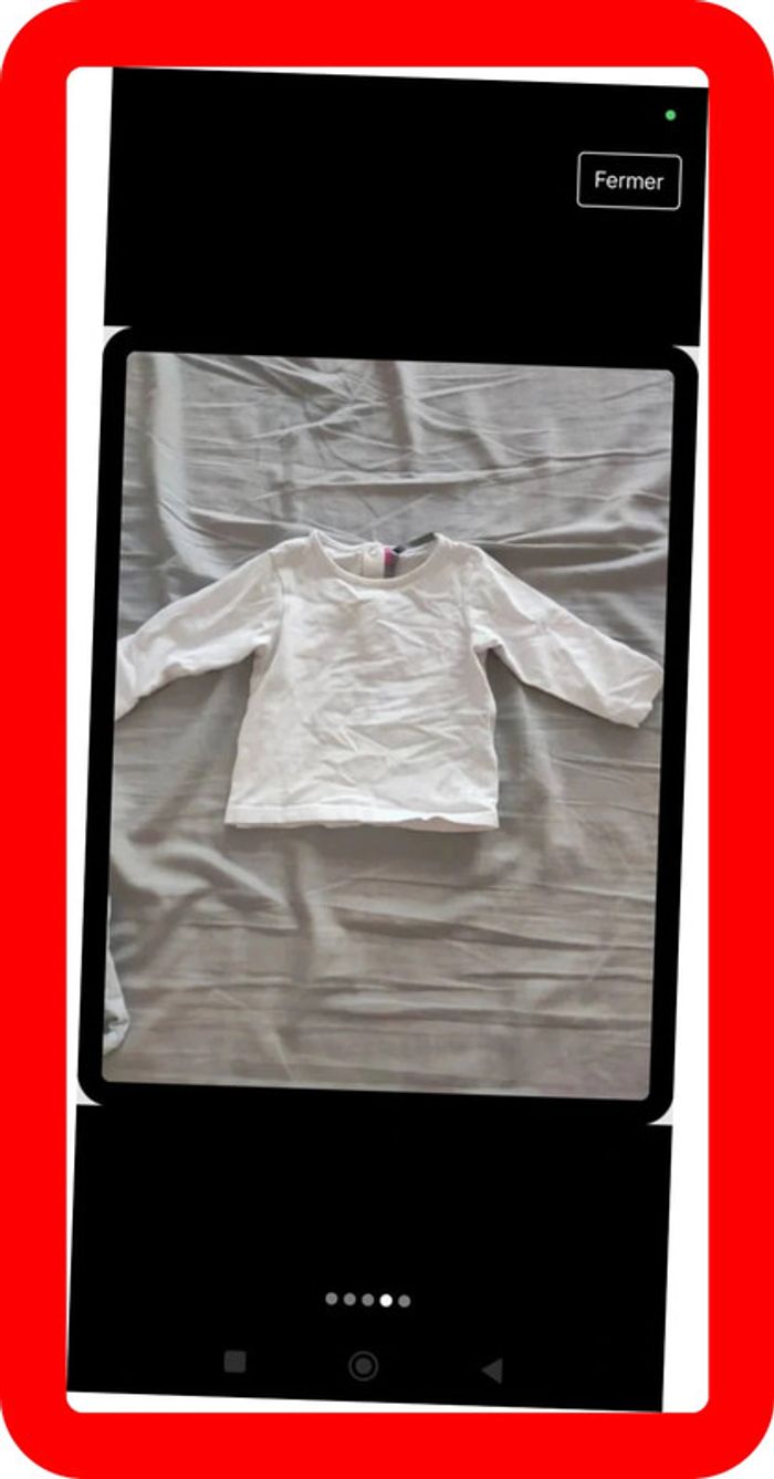 Lot de 4 sous pulls 9 mois - photo numéro 4