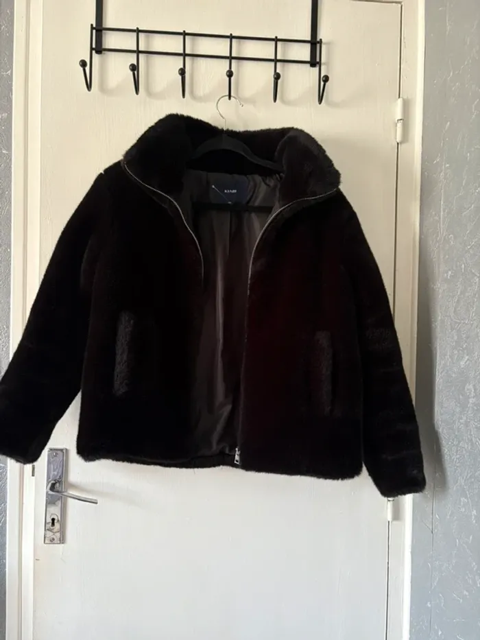 Veste fourrure kiabi