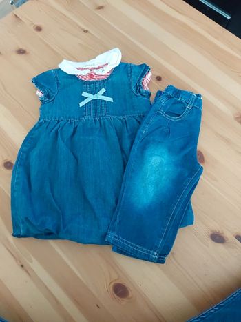Ensemble robe/jean t-shirt