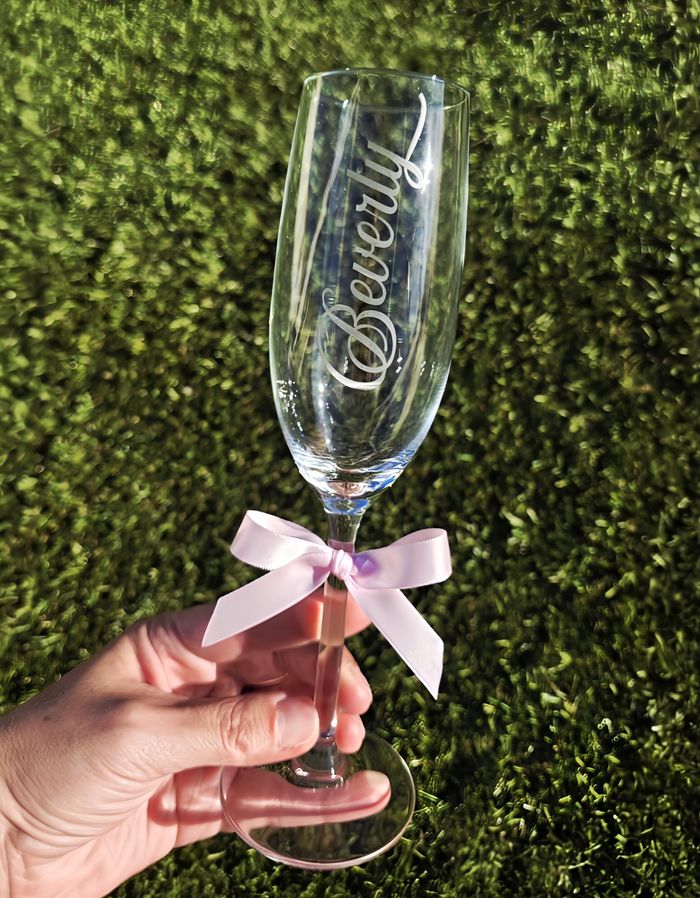 Flute à champagne personnalisée