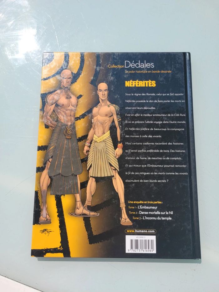 BD Néféritès, tome 1 , EO avec Ex-libris, collection Dédales - photo numéro 7