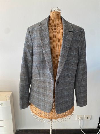 Blazer Mango gris à carreaux taille 34 / S