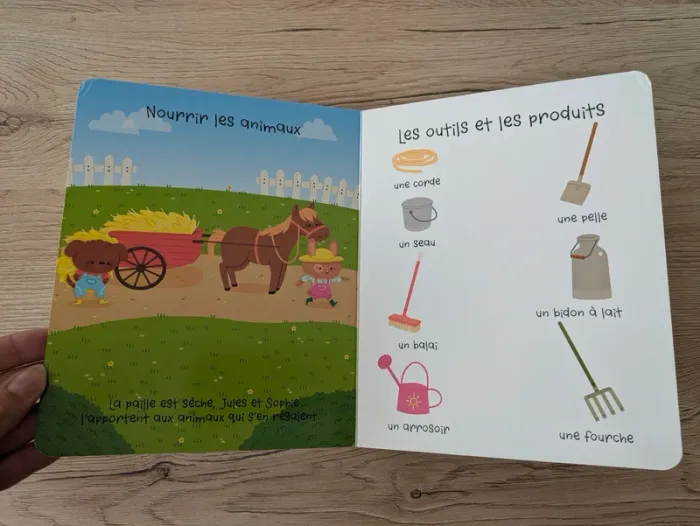 Livre carton jeune enfant La Ferme - photo numéro 14