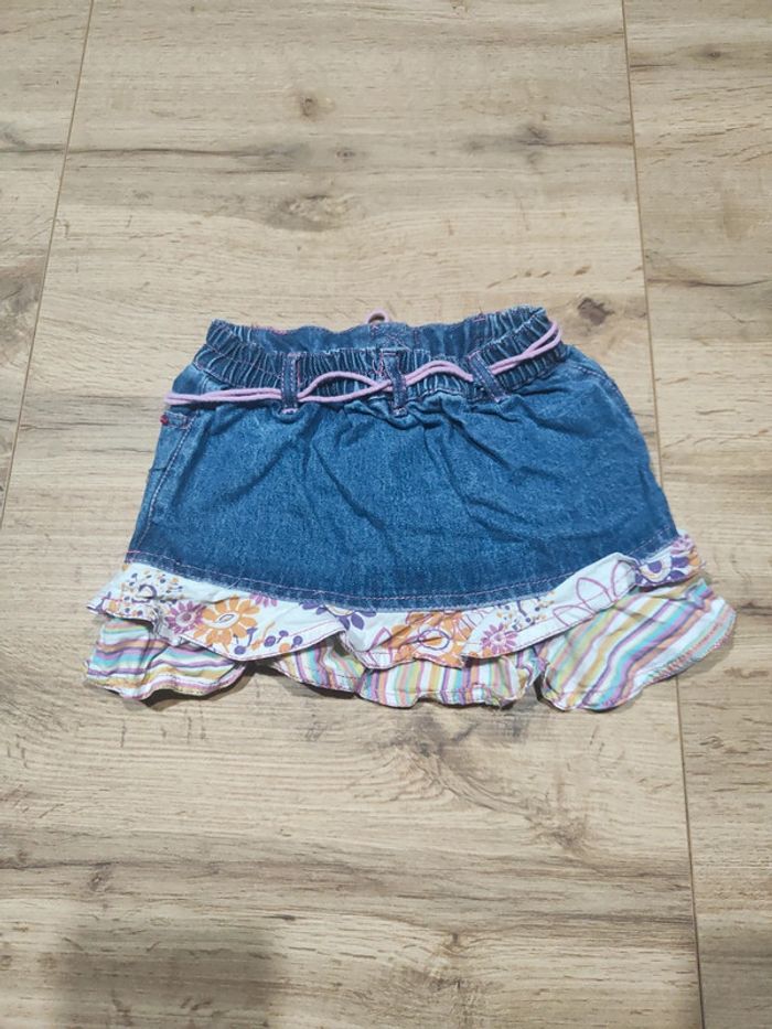 Jupe en jean strass perles 3 ans - photo numéro 3