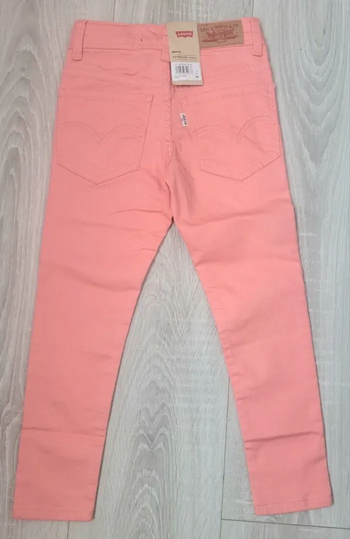 Jean skinny rose abricot - photo numéro 2