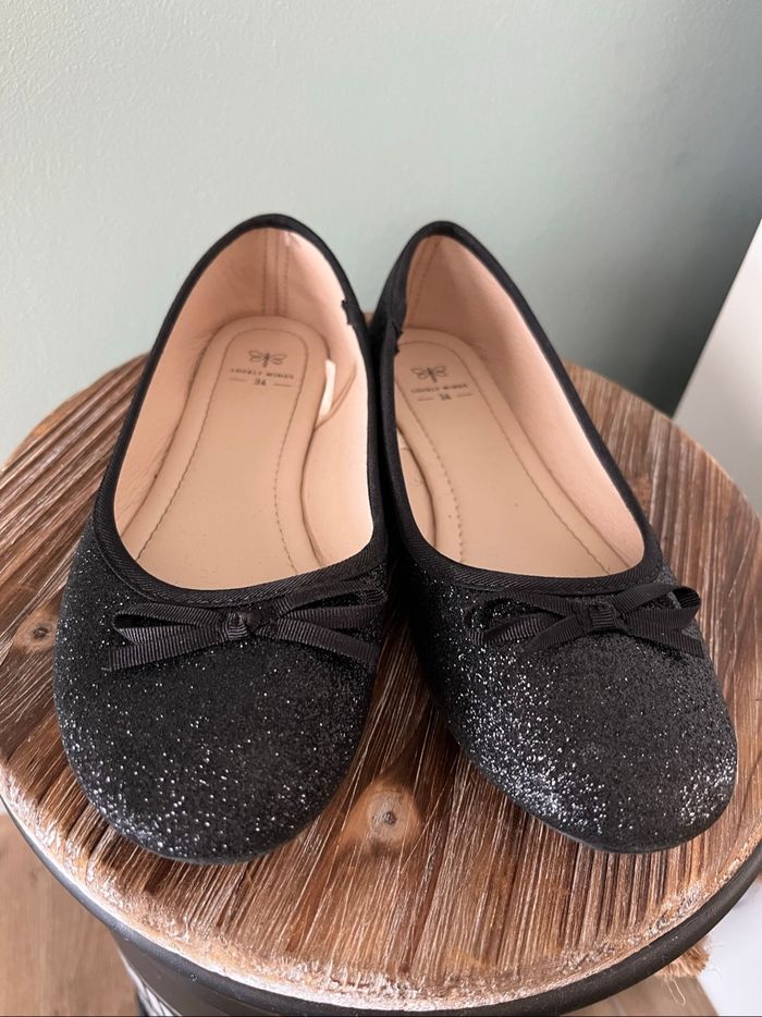 Ballerines noir paillettes 34 - photo numéro 2