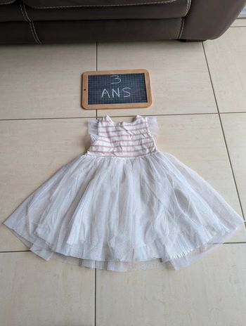 Robe de cérémonie en tulle Petit Bateau 36 mois