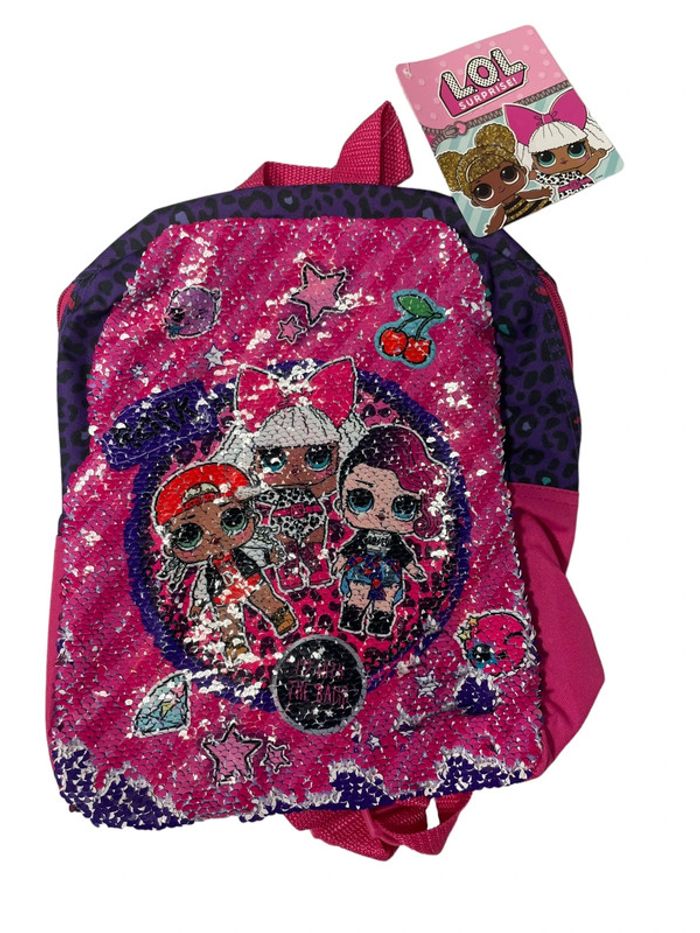 Sac à dos sequin poupée Lol MGA 30 x 25 cm neuf