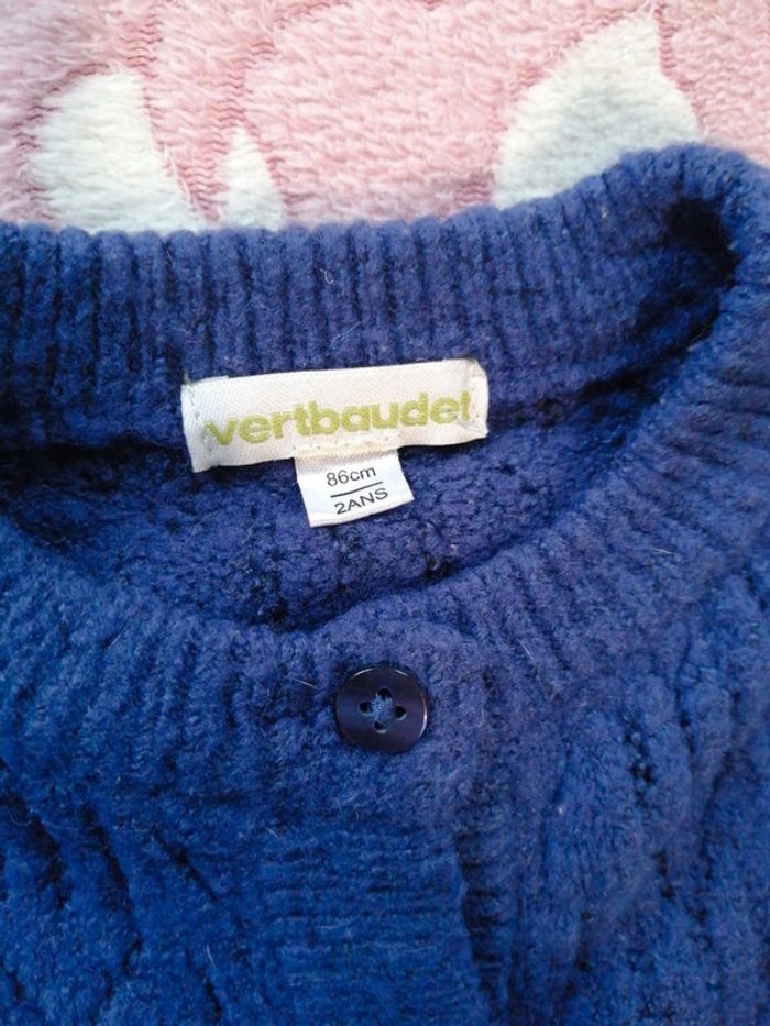 Très joli gilet bleu azur - photo numéro 4