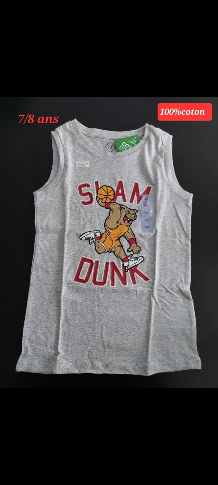 Débardeur Slam Dunk garçon 8ans