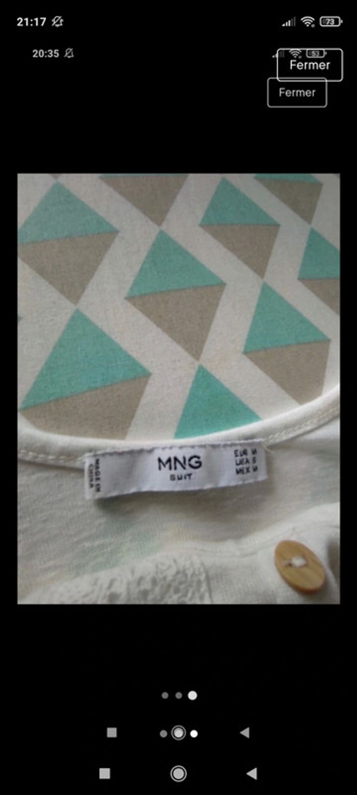 Haut mango blanc - photo numéro 3