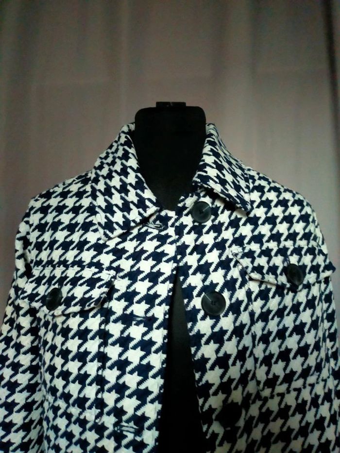 Veste courte pied-de-poule ONLY – XS - photo numéro 2