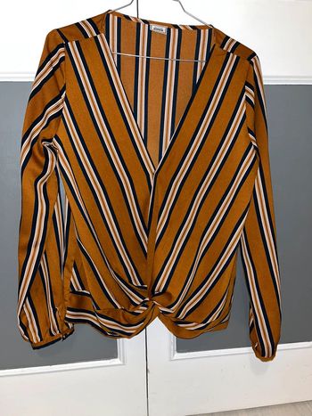 Blouse à rayures femme