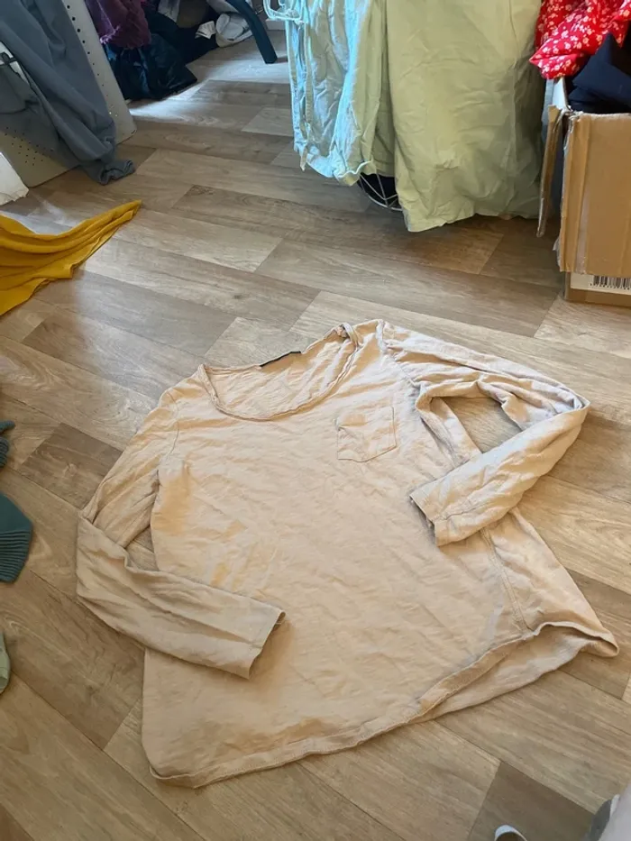 Haut beige Kiabi t.XL - photo numéro 2