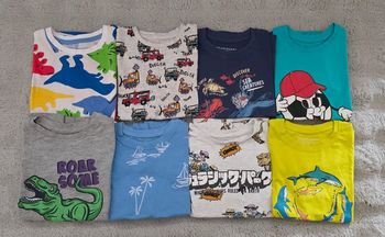 Lot 8 T-shirts 5-6ans  manche courte
