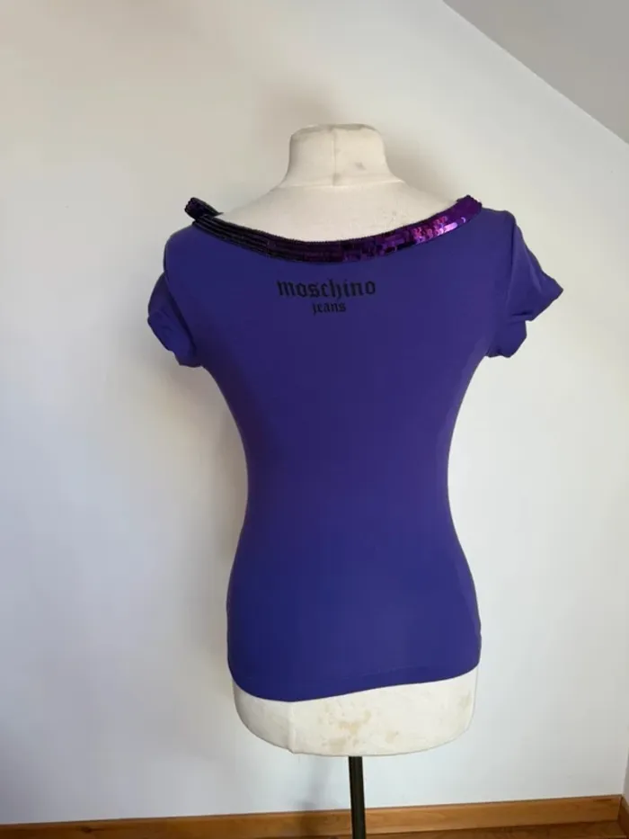 Superbe T Shirt Moschino Jeans vintage 🌸 36 S - photo numéro 6