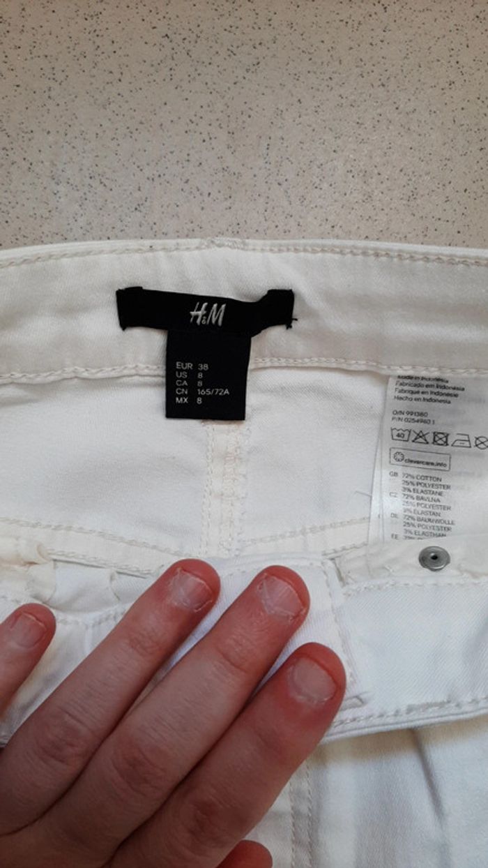 Pantalon crème femme taille 38 - photo numéro 2