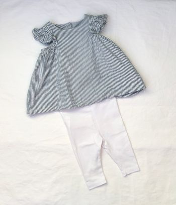 Ensemble blouse U + legging Z kids 3 mois