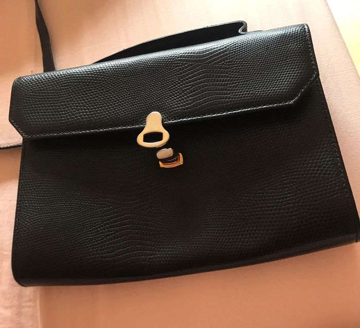 Petit sac cuir noir - photo numéro 5