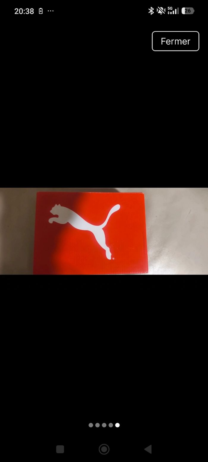 Paire neuve de puma taille 24 - rouge - photo numéro 5