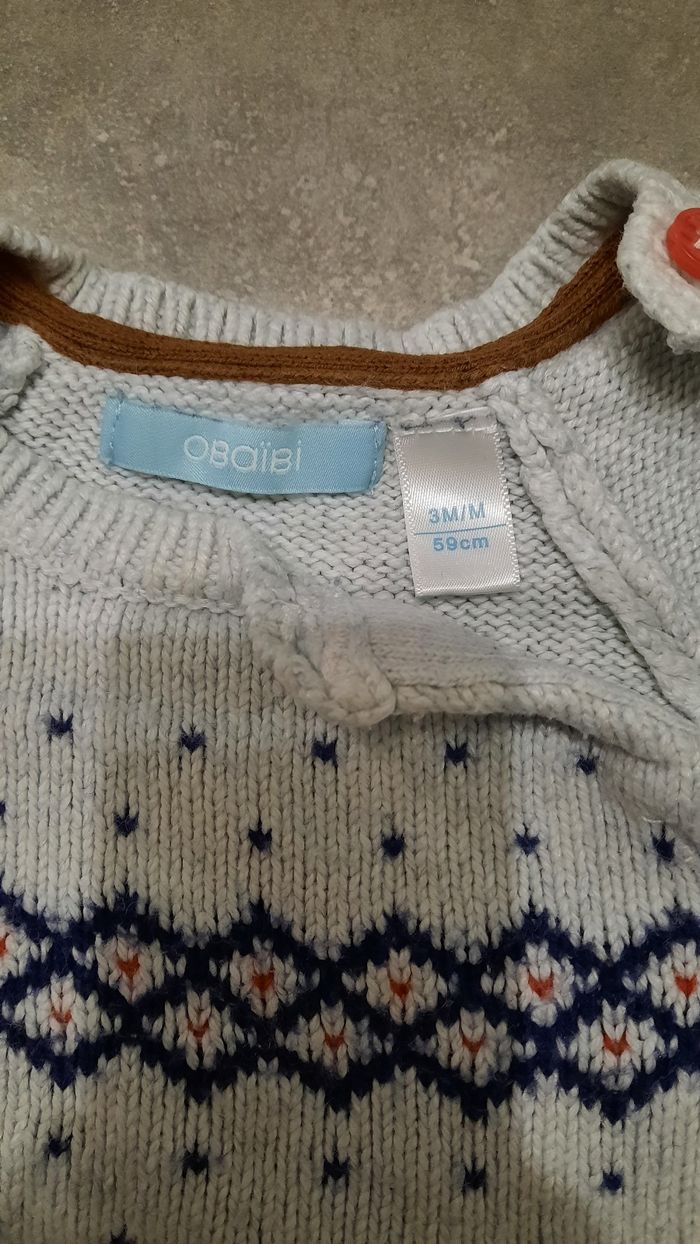Jolie pull 3 mois - photo numéro 3