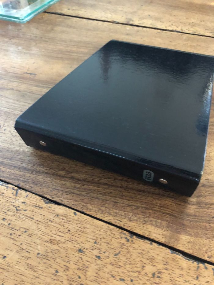 Petit classeur noir Elba pour fiches