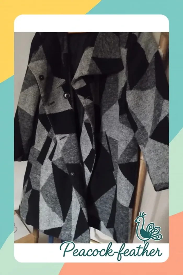 Manteau m&s mode 48 gris - photo numéro 4