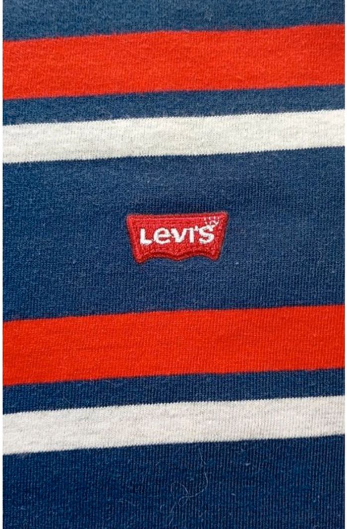 LEVI'S - tee-shirt - très bon état taille M | bleu, blanc, rouge - photo numéro 5