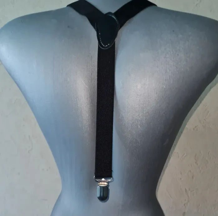 bretelles noires élastique taille unique - photo numéro 8