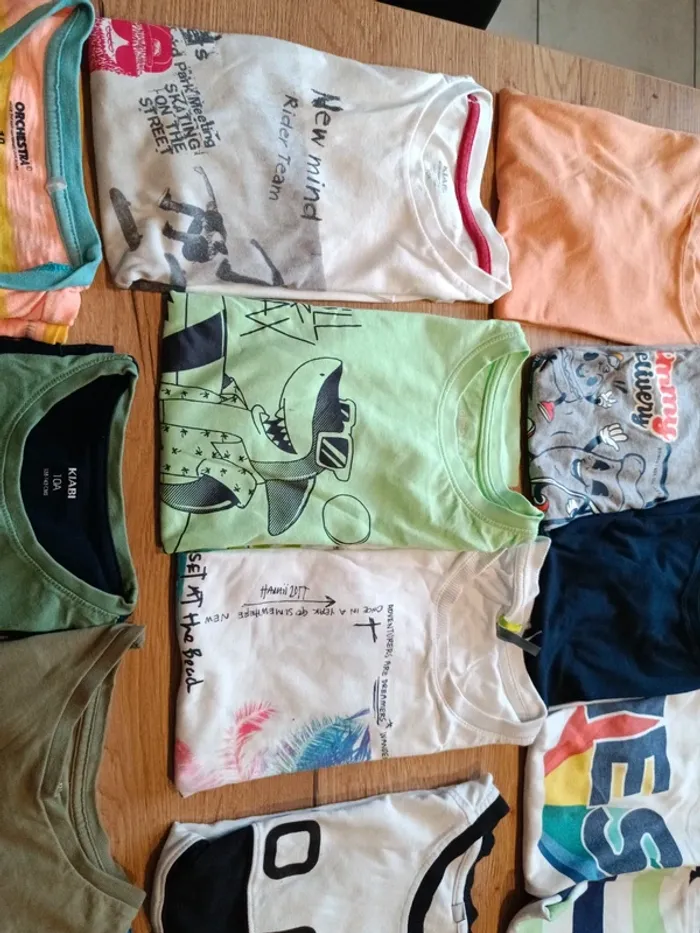 Lot de 17 tee shirts kiabi - photo numéro 5
