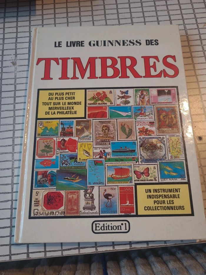 Le livre Guinness des timbres