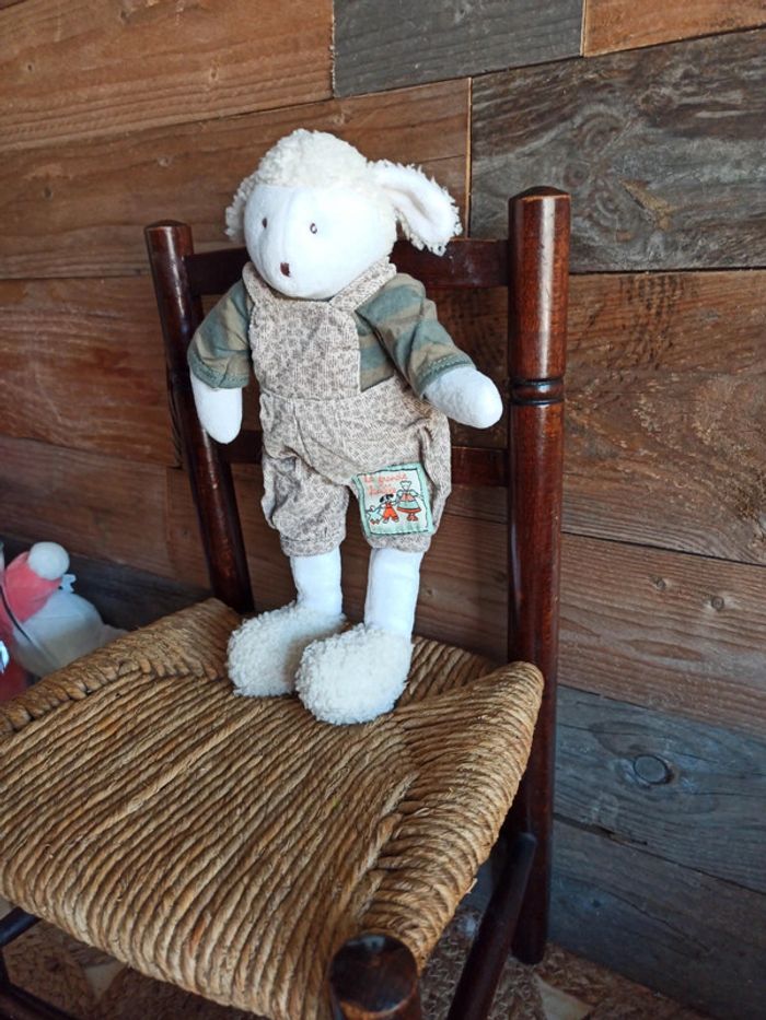 peluche Albert le mouton la grande famille moulin roty - photo numéro 3