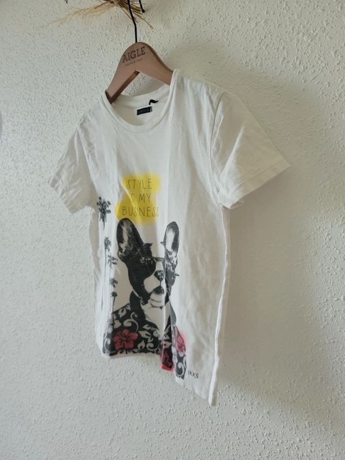 Tee-shirt garçon 👦 IKKS bouledogue - photo numéro 6