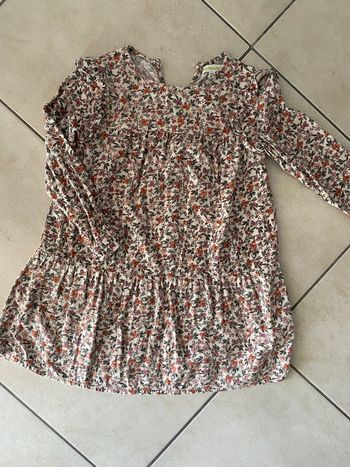 Robe fleuris fille Vertbaudet 4 ans