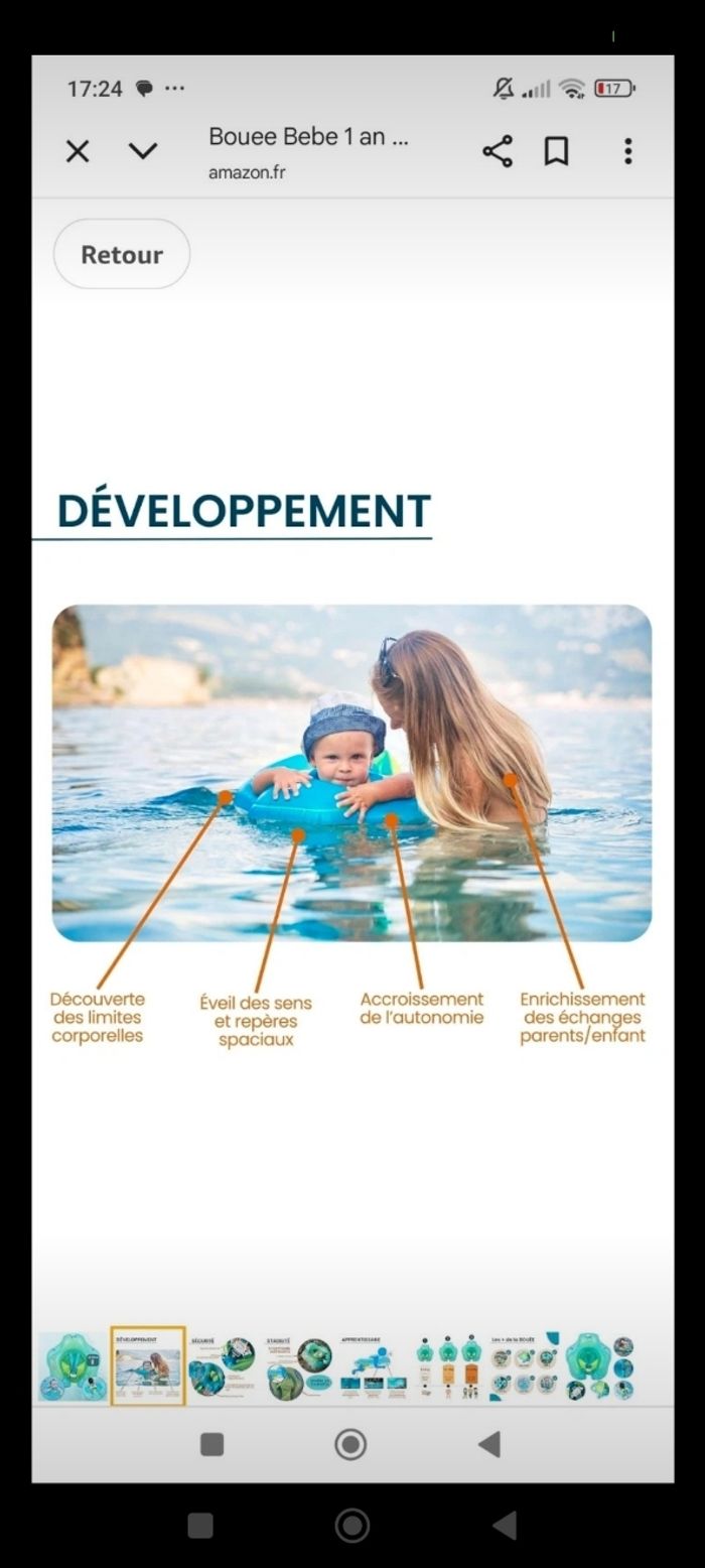 Bouée bébé taille S 45-59cm (3-12 mois) - photo numéro 3