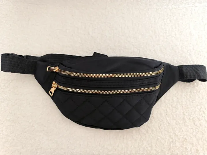 Sacoche sac banane noir fille - photo numéro 2