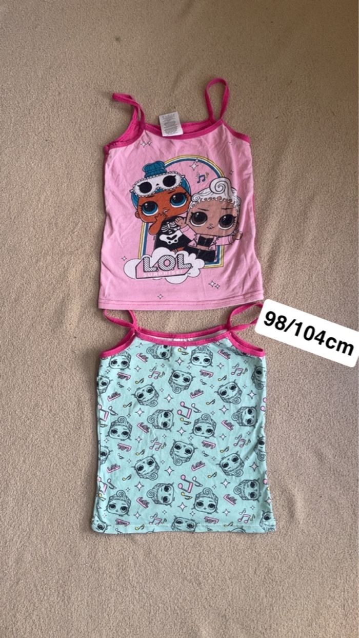 Lot de deux débardeur