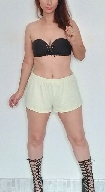 Short fluide casual rayé taille 44