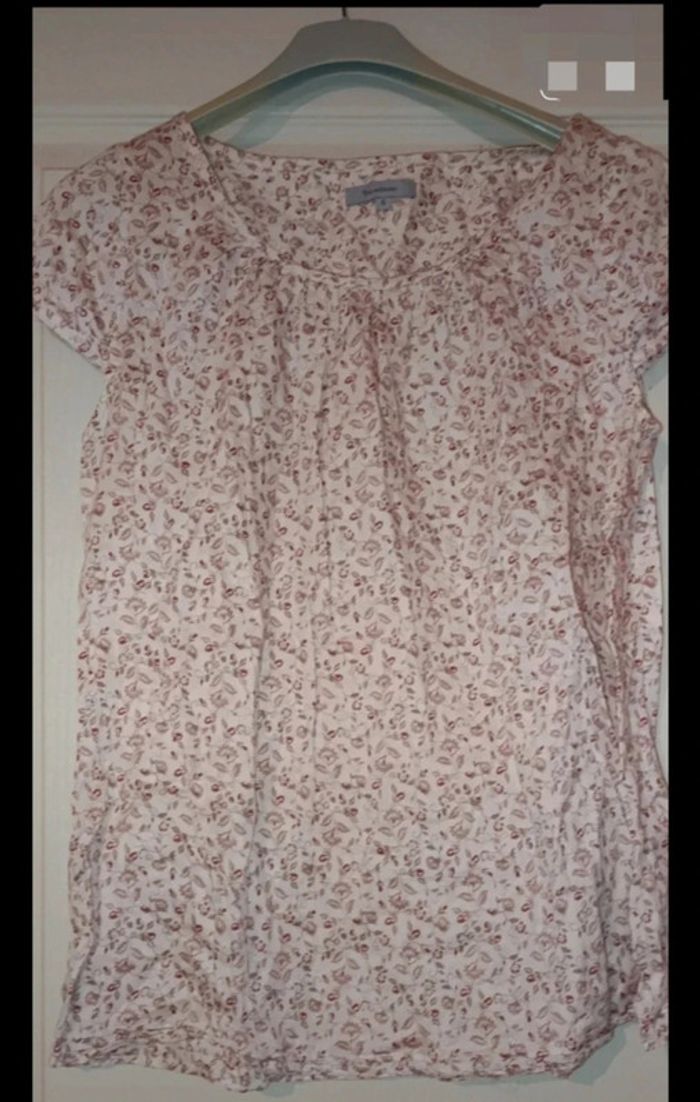 Sublime blouse fleurie