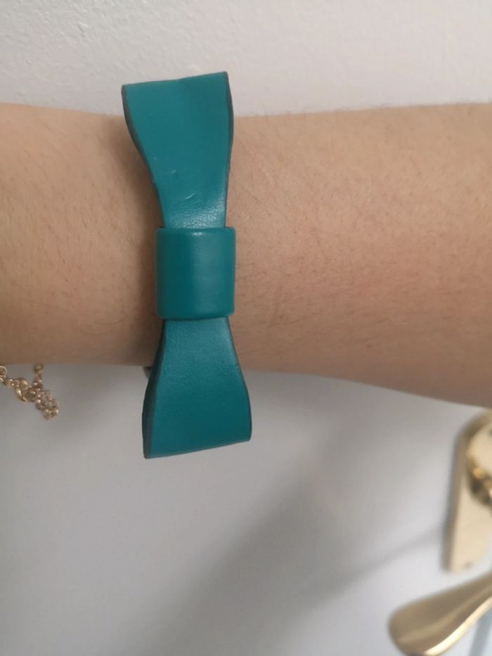 Bracelet nœud cuir - photo numéro 3