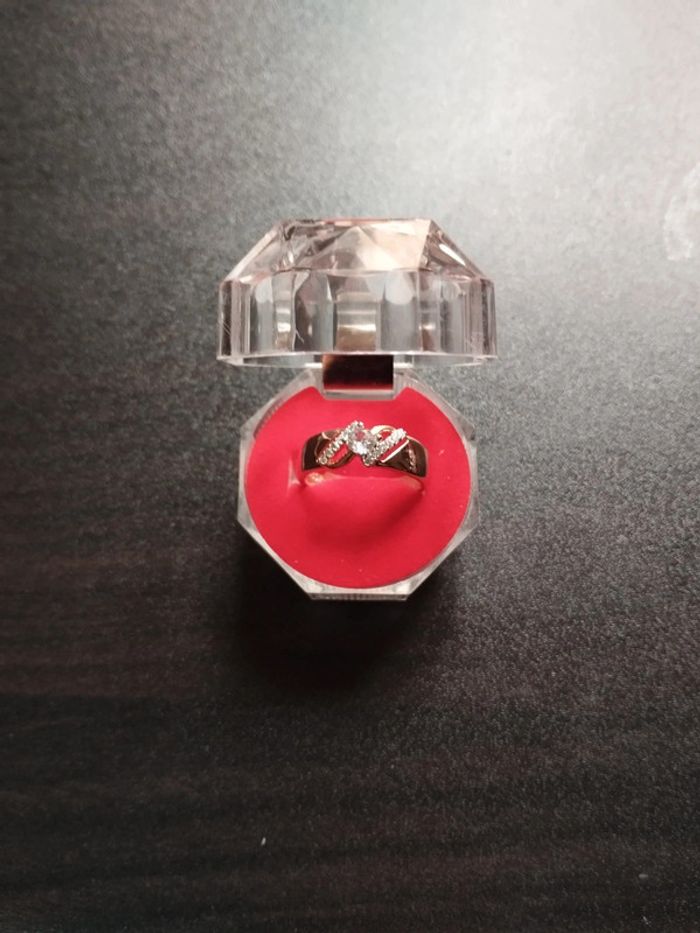 Bague vintage femme avec coffret cadeau