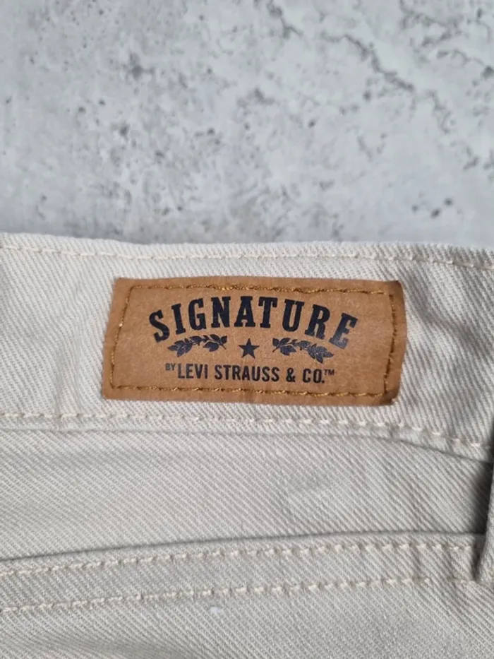 Jeans Levi’s Signature crème bootcut – Taille 42 Femme (mesures en photos) - photo numéro 9
